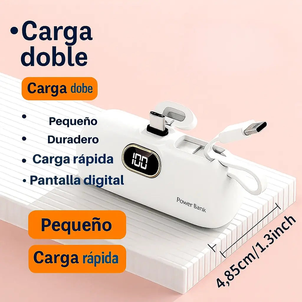 Cargador Portátil de Alta Capacidad – Energía Donde Sea y Cuando Sea.