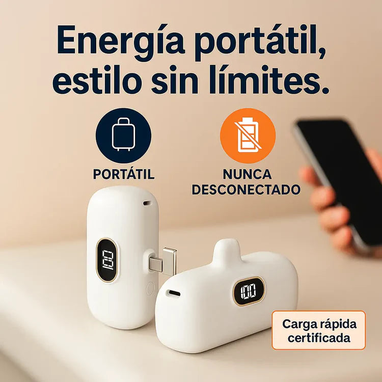 Cargador Portátil de Alta Capacidad – Energía Donde Sea y Cuando Sea.