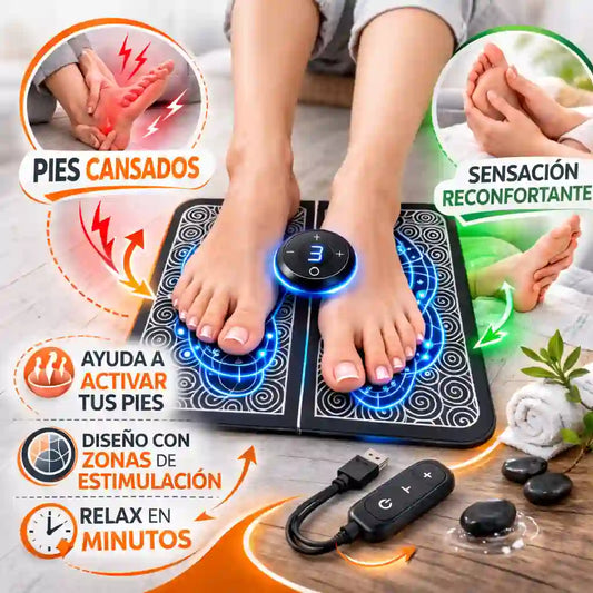 MASAJEADOR MAGNÉTICO PARA PIES - Relaja tus pies en minutos desde casa.