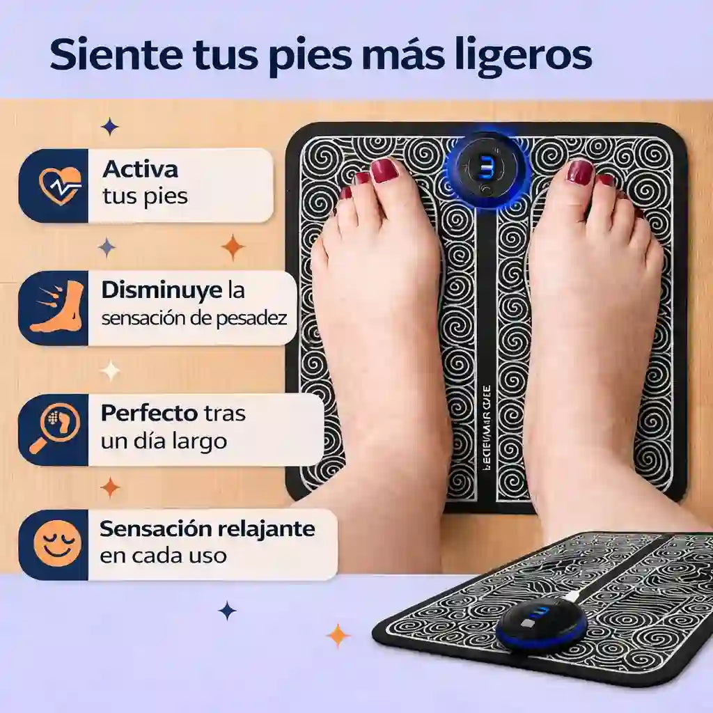 MASAJEADOR MAGNÉTICO PARA PIES - Relaja tus pies en minutos desde casa.