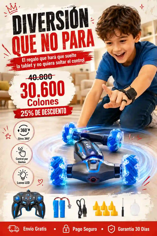 Carro Acrobatico 4x4 Con Control Remoto.