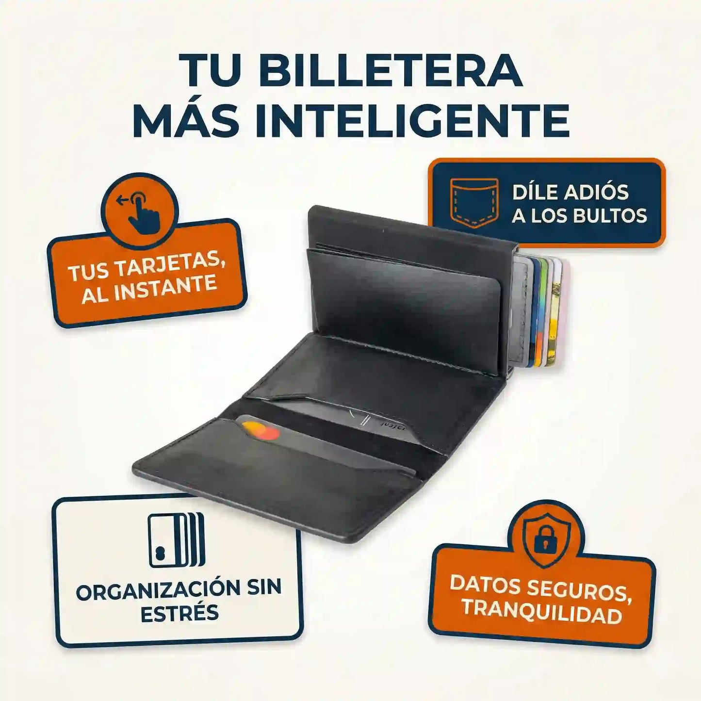 Billetera Minimalista de Cuero